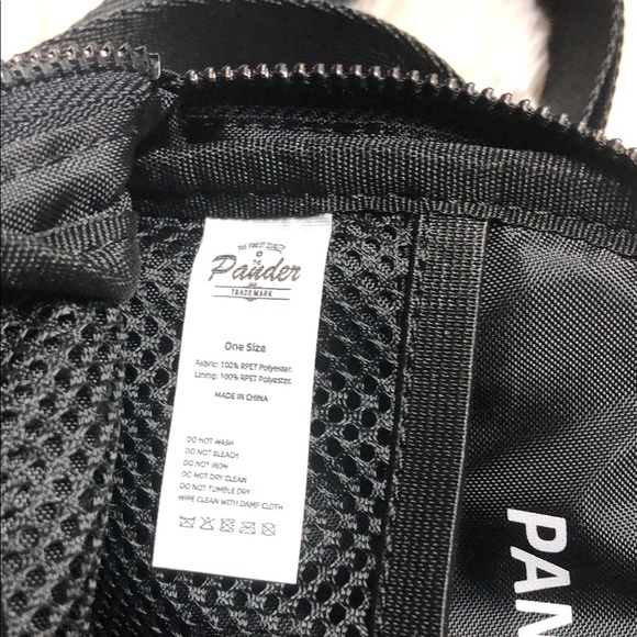 Black Nylon Men's Crossbody Bag - Picture 2 of 12